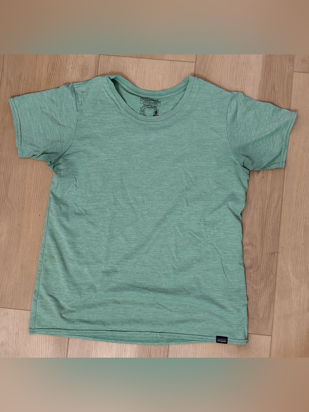 Patagonia Women's Short Sleeve Crew Tee in Mint